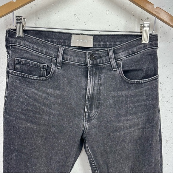 Everlane Women's size 28 Washed Black Mid Rise Ankle Stretch Jeans - Picture 3 of 14